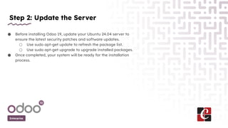 How to Install Odoo 19 on Ubuntu 24.04 LTS Server | PPTX