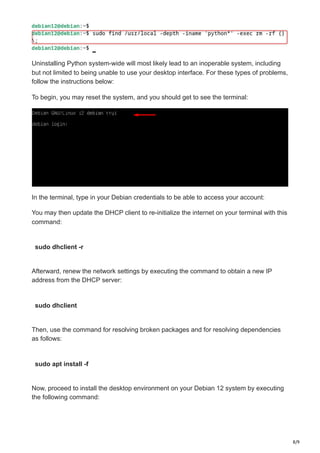 How to Install Python on Debian 12 Server | PDF
