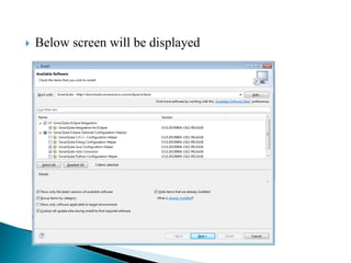  Below screen will be displayed
 