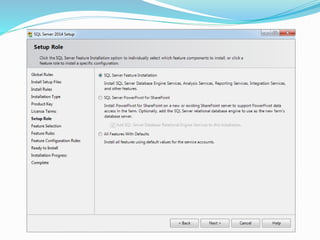 How to install sql server 2014