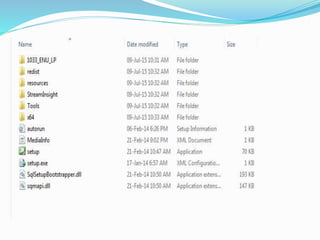 How to install sql server 2014