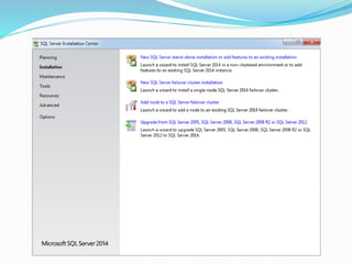 How to install sql server 2014