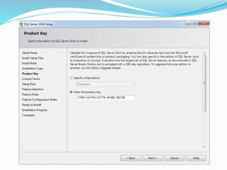 How to install sql server 2014
