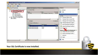 Your SSL Certificate is now installed.
 