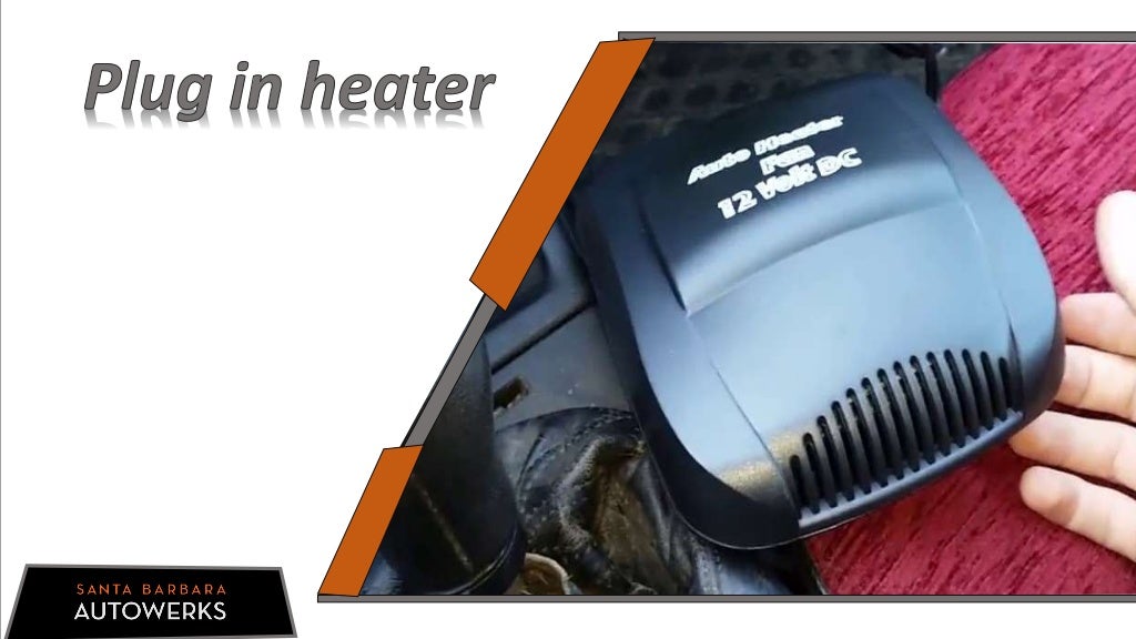 How to Install the Engine Block Heater in your Car