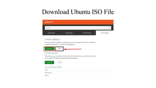 Download Ubuntu ISO File
 