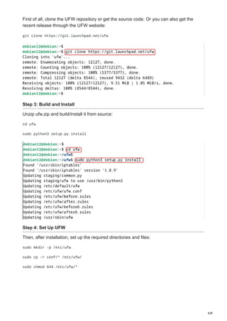 How to Install UFW Firewall on Debian 12.pdf