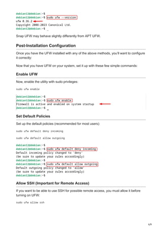 How to Install UFW Firewall on Debian 12.pdf