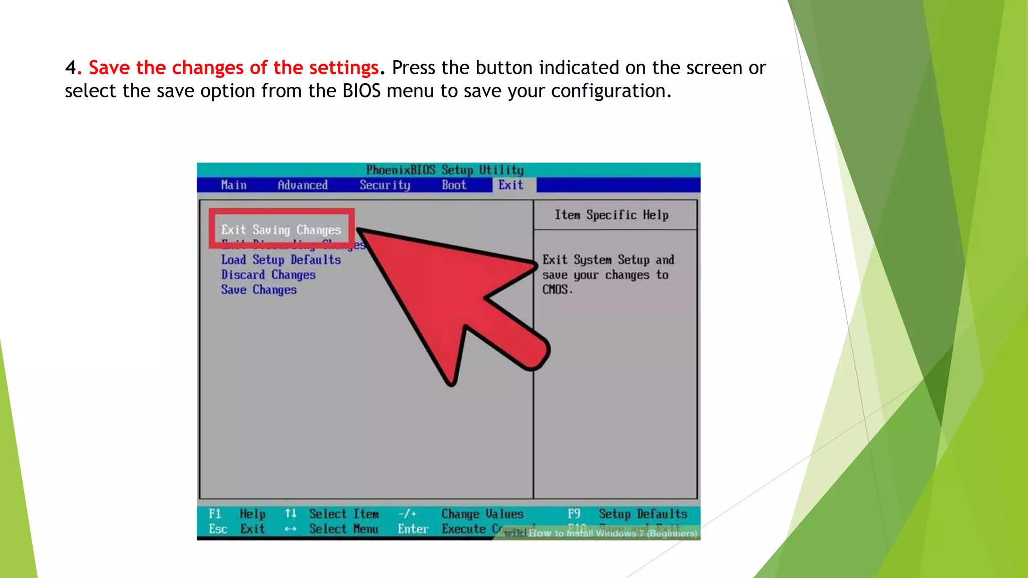 How to install windows 7 operating system | PPT