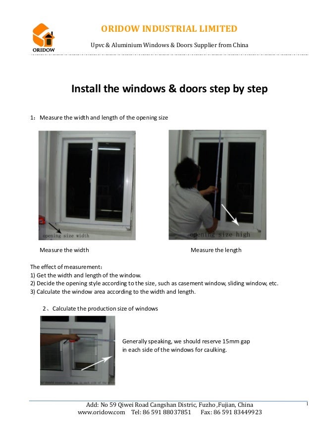 How to install windows and doors
