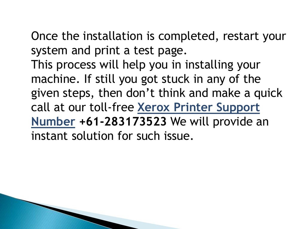 install xerox printer driver windows 7