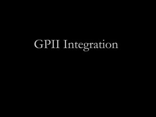 GPII Integration
 