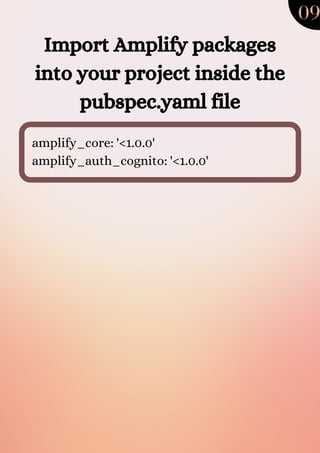 How to integrate authentication using aws amplify in flutter complete ...