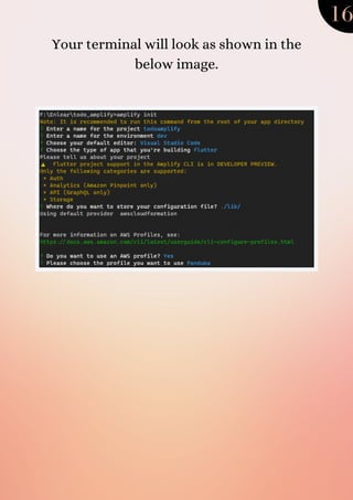 How to integrate authentication using aws amplify in flutter complete ...