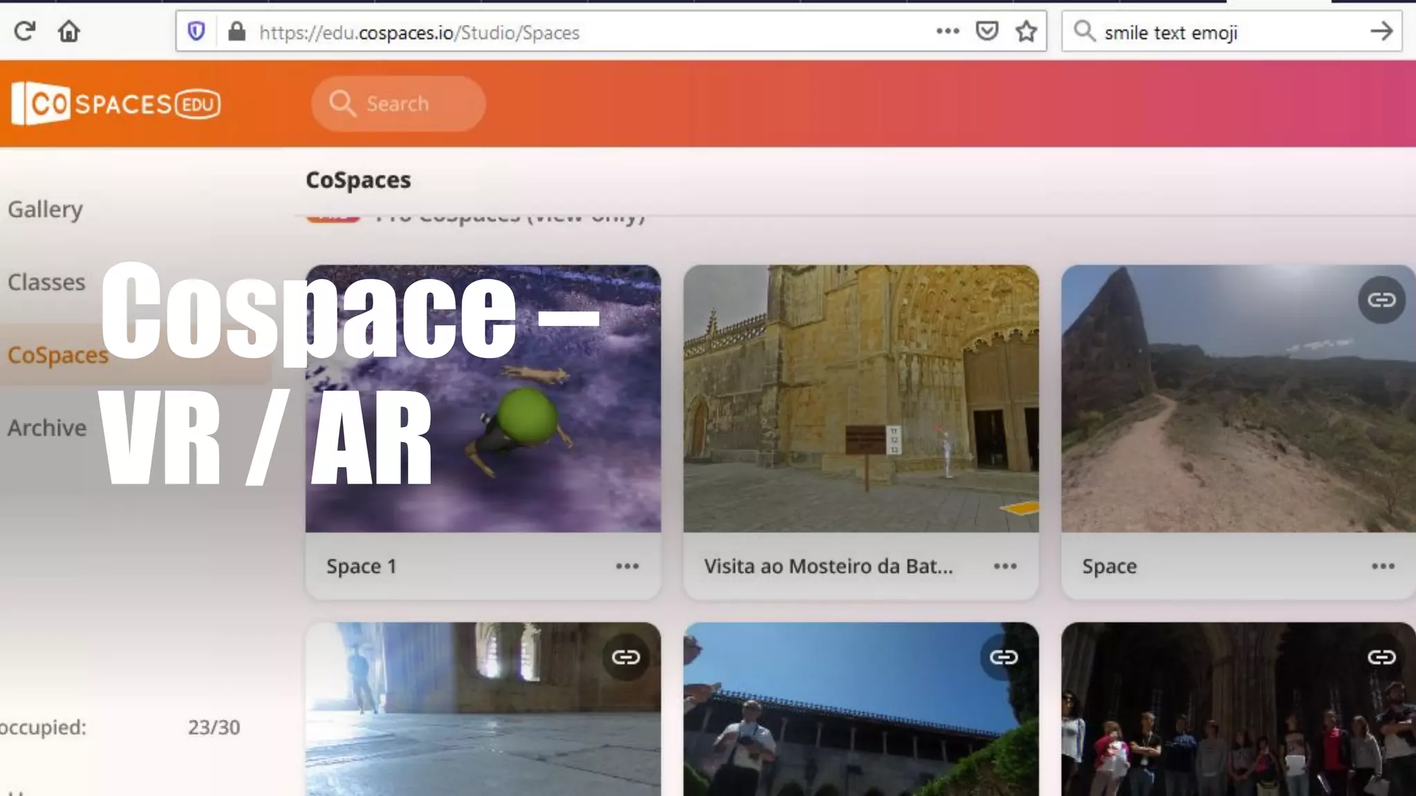 Cospace –
VR / AR
