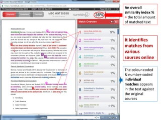 How to interpret turnitin reports | PPT