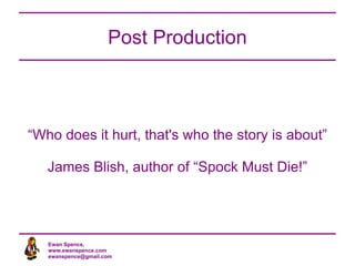 Preparation What should you research? The area/space you are talking about 