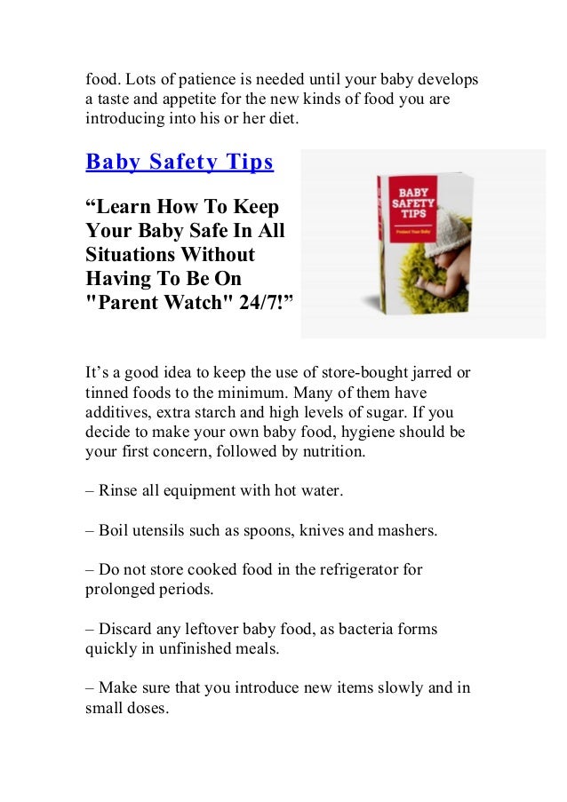 How to introduce baby food to your baby