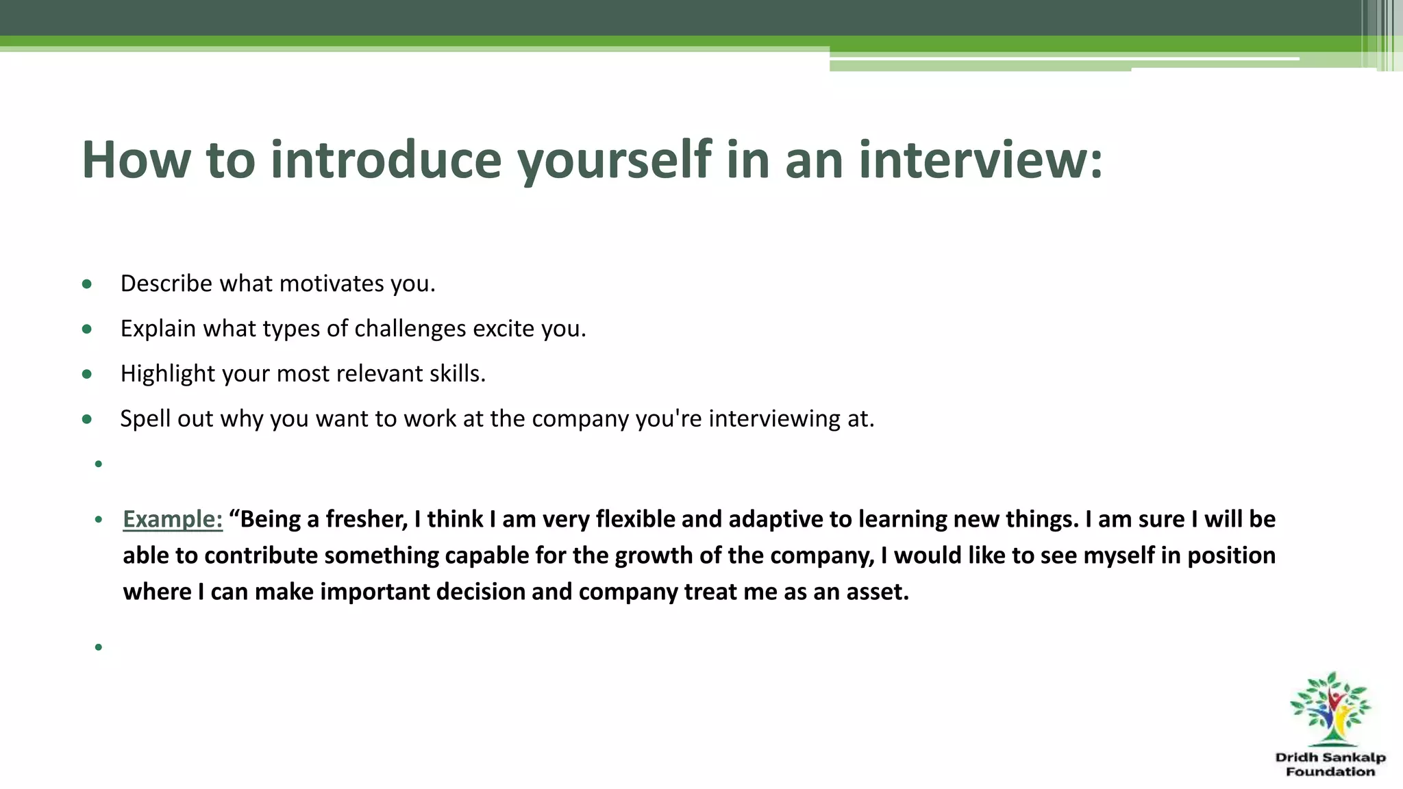 How to introduce yourself | PPTX