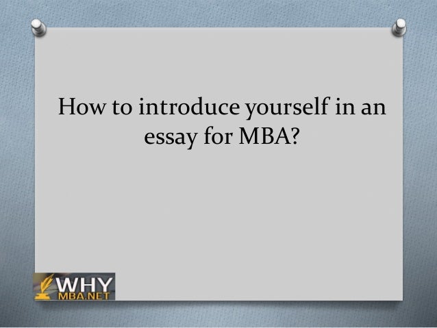 How to introduce an essay