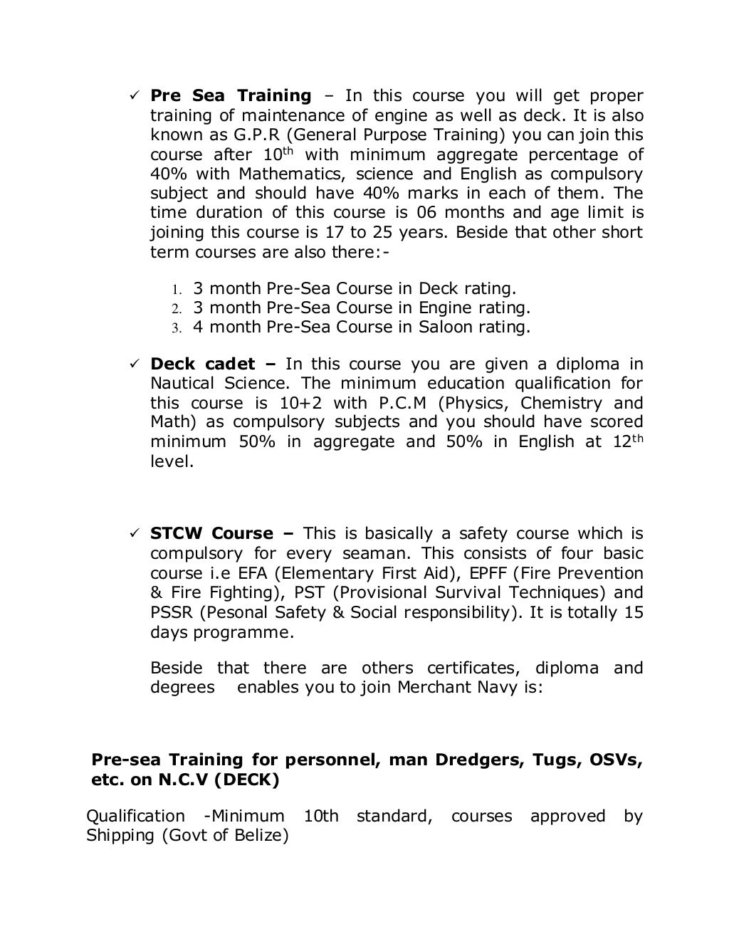 Merchant navy essay image