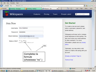 Completez la formule (choisissez “no” ) 