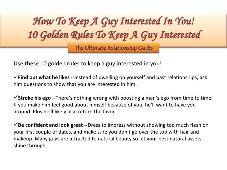Interested guy when a in you is 7 Signs