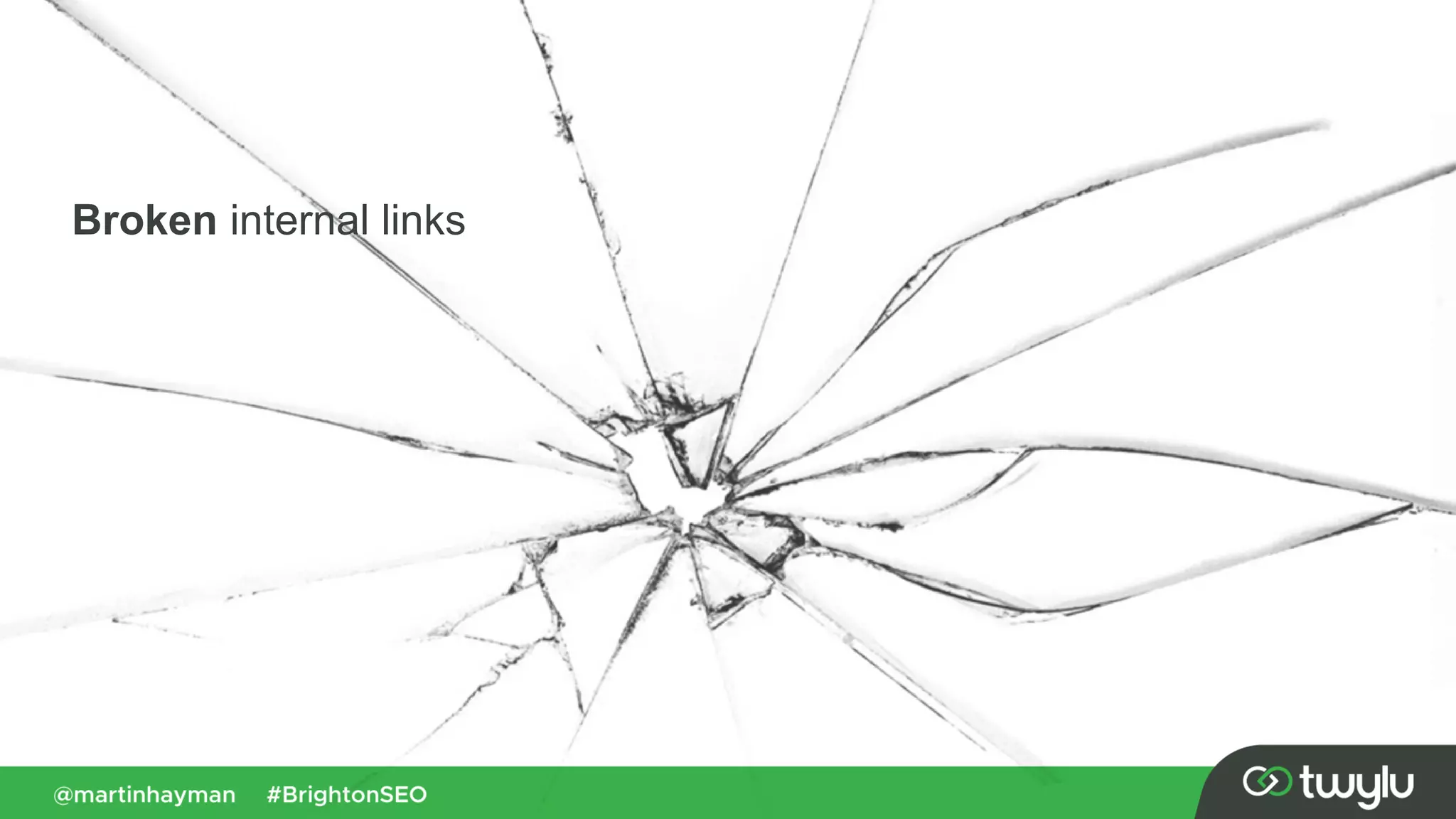 Broken internal links
 