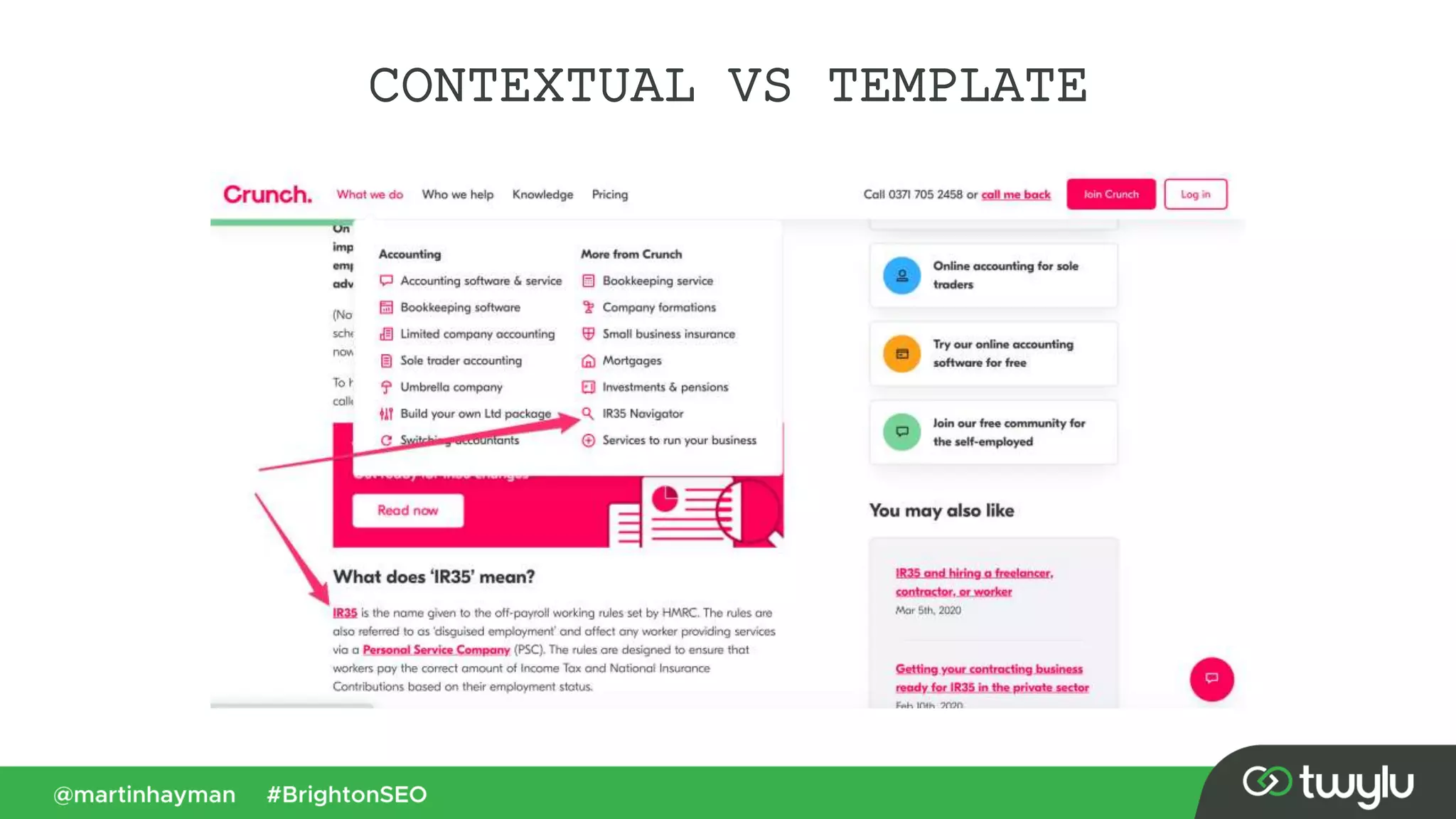 CONTEXTUAL VS TEMPLATE
 