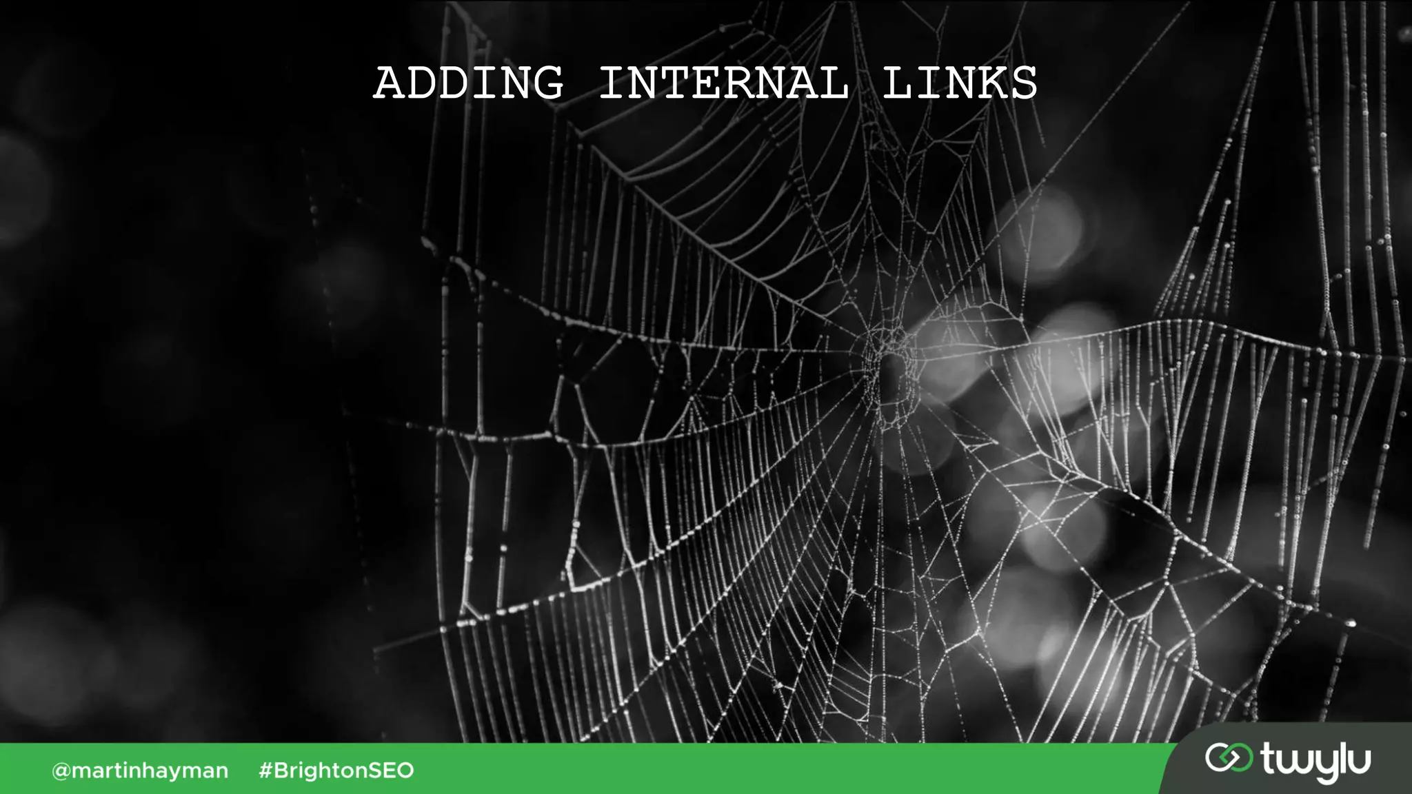 ADDING INTERNAL LINKS
 