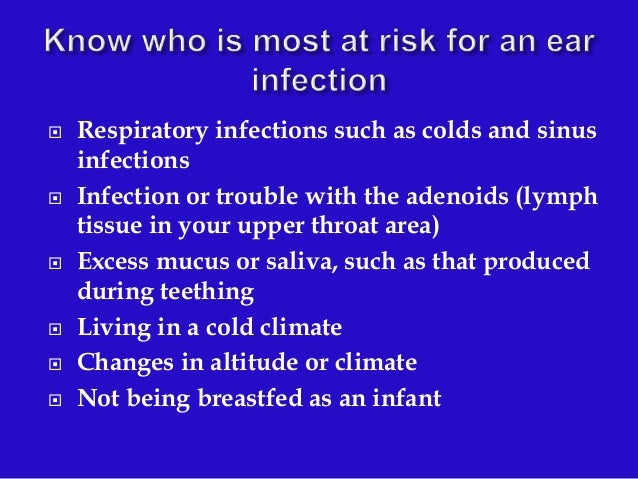 How to know that you have an ear infection