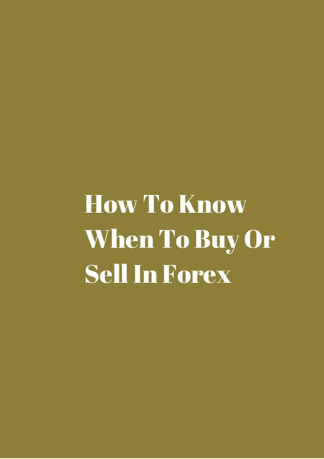 When to Buy a Stock and When to Sell a Stock: 5 Tips