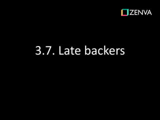 3.7. Late backers
 