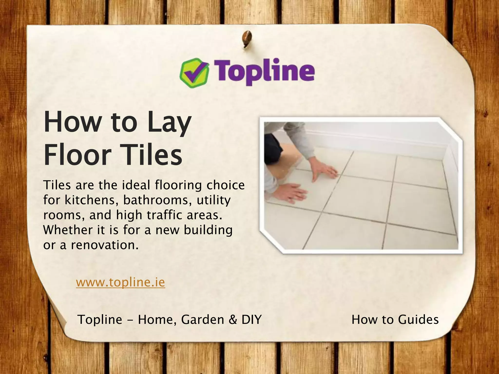 Laying Floor Tiles: A DIY How-to Guide | PPT