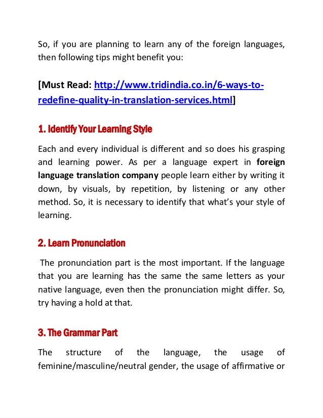 How to Learn a Foreign Language in Just 4 Quick Ways