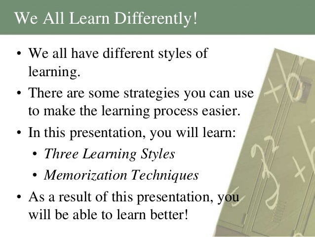 How to Learn Better