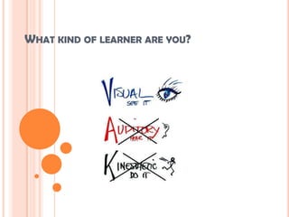 What kind of learner are you? 