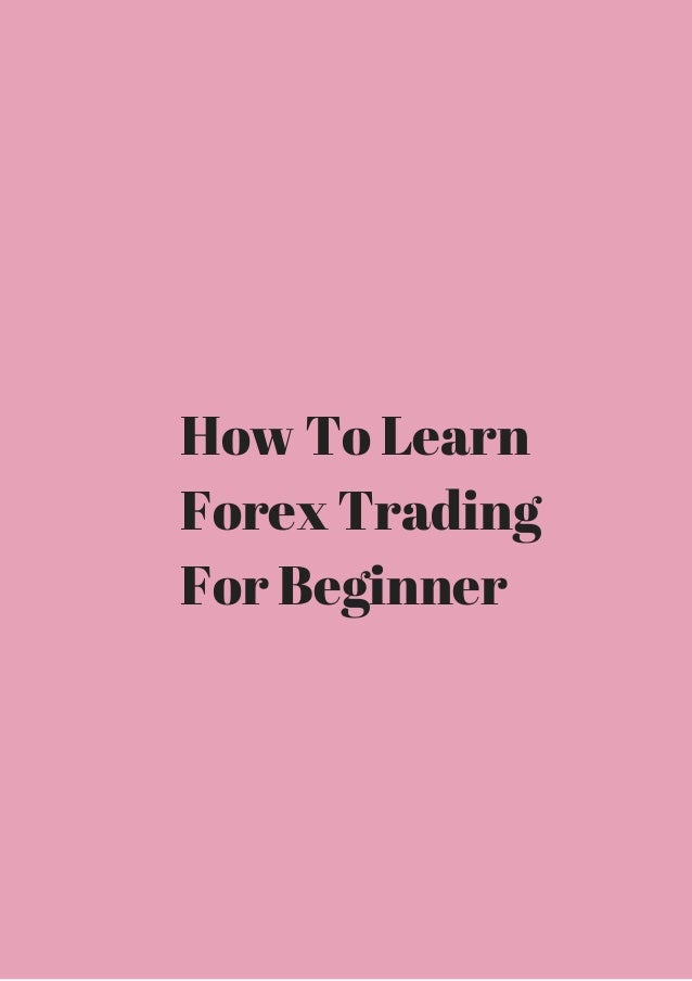 Learn forex trading for beginners
