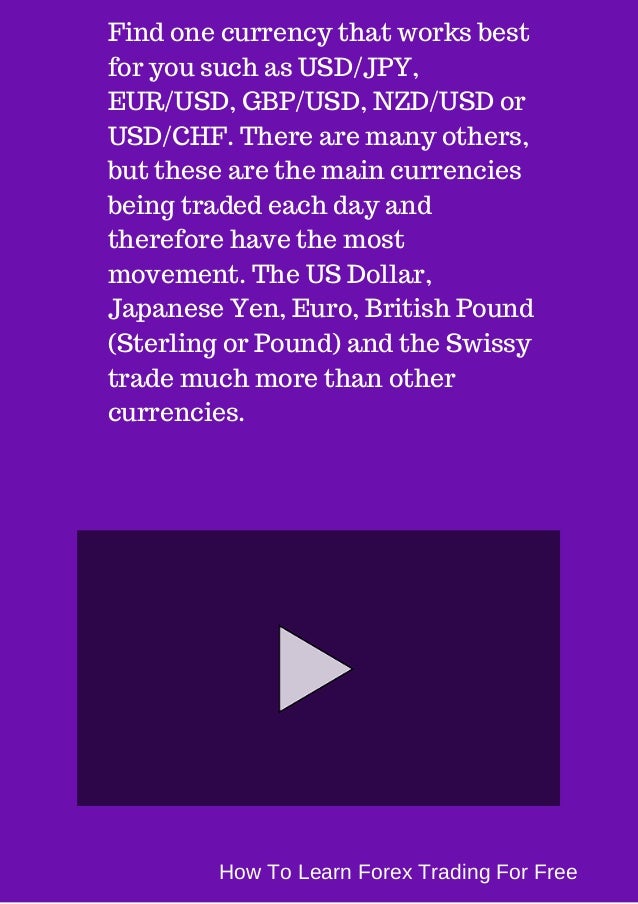 Learn forex trading free