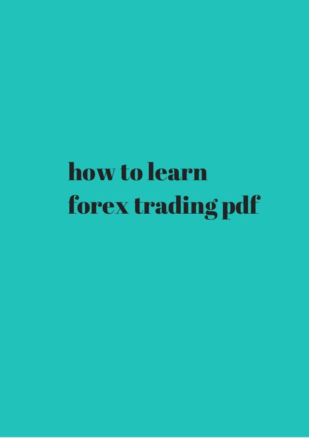 learn forex trading for beginners pdf