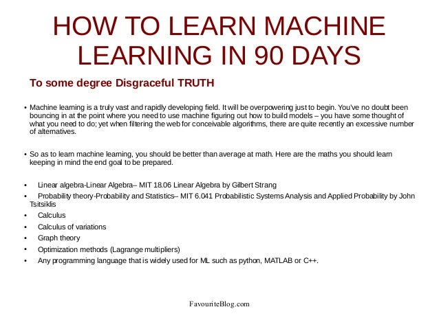 learning machine language