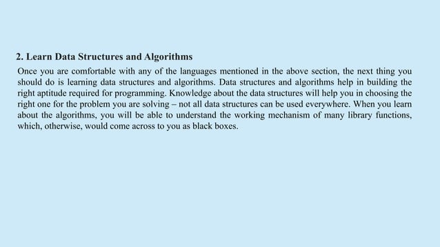 How to learn programming for begineers! | PPT