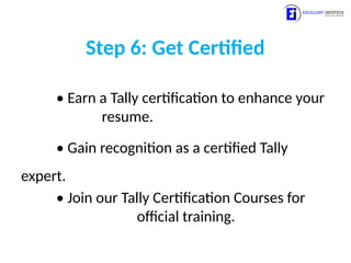 How to Lean Tally Course - A step by Step Guide | PPTX