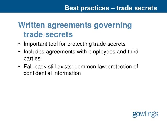 How To Legally Protect Your Valuable Secrets And Enforce