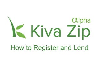 How to Register and Lend

 