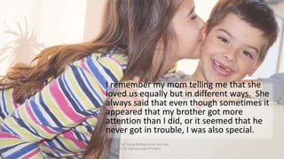 How to Let Young Siblings Know You Care | PPTX