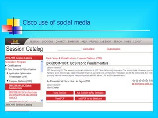 Cisco use of social media 