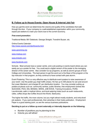 How to leverage event as a recruiting tool