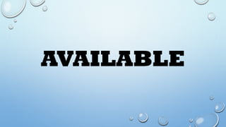 AVAILABLE
 