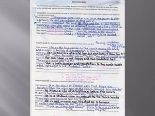  …clearly introduces the topic, the literary
work, and the author.
 Example:
To Kill a Mockingbird by Harper Lee presents
prejudice and discrimination of black people.
 The introduction allows you to give the reader
the clear and specific direction of your essay.
 